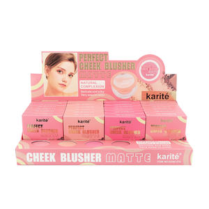 Karite Perfect Cheek <span class=keywords><strong>Teint</strong></span> Naturel Couleur Blush Blush Visage <span class=keywords><strong>Maquillage</strong></span> Cosmétique Produit De Beauté OEM Logo Personnalisé Marque Privée - Product Image 2