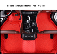 Tapis de sol de voiture 5D en cuir double couche, ensemble complet pour Camry 2018 2019 2020, ajustement personnalisé premium pour Toyota 2018-2020