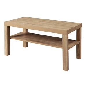 Tables basses modernes de conseil creux de chêne gris de grand manque pour la maison - Product Image 3