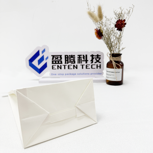 Custom Brown Kraft Paper Bag <b>Tin</b> Tie Bread Snacks <b>Chocolate</b> Cookie Biscuit Nuts Packaging Square Bottom Bag with Clear Window - Product Image 5