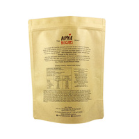 Petite QUANTITÉ MINIMALE DE COMMANDE Personnaliser Logo Organique Thé Alimentaire Emballage Kraft Papier D'emballage Sac avec Refermable Ziplock