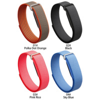 Bracelets élastiques en nylon antibactériens ajustables en gros pour Fitbit Air, bracelet de remplacement pour Google Fitbit Air