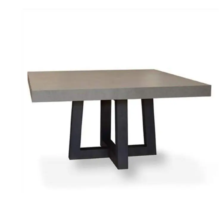 Offres Spéciales personnalisé mobilier moderne extérieure de fiber de béton table de jardin en pierre