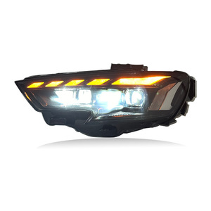 Kit de phares avant à lentille laser complète avec feux de jour séquentiels, ensemble de phares modifiés POUR Audi A3 13 à 20 - Product Image 5