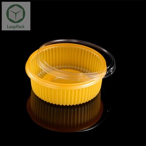 Caja de Plástico Transparente Desechable y Sellada para Empacar Pan y Productos de Panadería, Diseño de Nubes de Palabras - Product Image 6