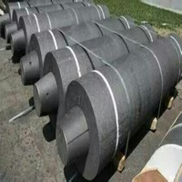 Ensemble d'électrodes en graphite haute résistance aux chocs thermiques avec embouts filetés pour la fusion de la ferraille d'acier