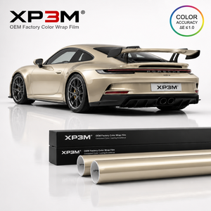 ฟิล์มใส XP3M สีแชมเปญโกลด์ OEM เงาแบบ TPU สำหรับหุ้มรถยนต์ หนา 7.5 มิล ซ่อมแซมตัวเองได้ ป้องกันรอยขีดข่วน ป้องกันสีเหลือง ติดตั้งแบบเปียก - Product Image 1