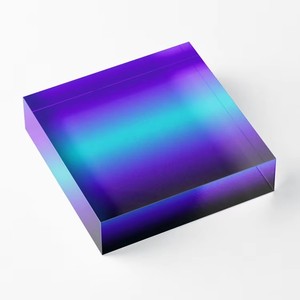 Bloc de présentation en acrylique transparent poli, cube carré en acrylique, support pour bagues, bijoux, ornements - Product Image 4