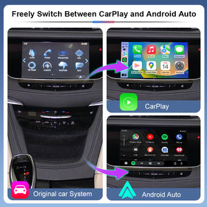 CarPlay Wireless Portatile per Cadillac <span class=keywords><strong>XT5</strong></span> 2016-2019 SRX XTS CTS ATS 8'' HMI 2.0 Android Auto Mirror Link AirPlay Telecamera Posteriore - Product Image 2