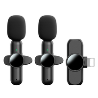 Neues K3 Kabelloses Lavalier-Mikrofon aus Metall HD-Aufnahme Geräuschunterdrückung Leichtgewichtig für Video-Livestreaming Vlogging