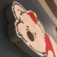 Minjiang Snow Factory - Vente en gros de panneaux lumineux en métal 3D personnalisés avec logo d'entreprise, enseigne lumineuse LED pour la publicité