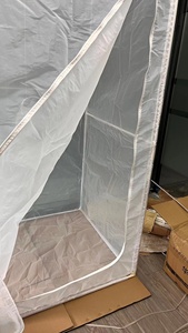 Jaula de Cría para Insectos de Malla Fina de 100*100*200cm, Tamaño Grande, Malla de 0.1mm, para Moscas Soldado Negras, con Puerta con Cierre y Funda - Product Image 4