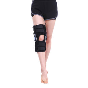 Rodilleras Ortopédicas Ajustables, <span class=keywords><strong>Ortesis</strong></span> <span class=keywords><strong>Articulada</strong></span> con Doble Bisagra, Soporte Protector para la <span class=keywords><strong>Rodilla</strong></span> - Product Image 4