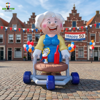 Airfun Large Abraham Doll Inflable Holland Cartoon para publicidad