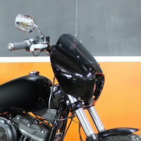 Carénage avant extérieur en ABS noir brillant pour moto avec pare-brise compatible avec Harley Low Rider S FXLRS Softail FXST 2020-2025