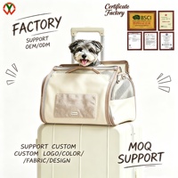 Sac de transport pour animaux de compagnie en nylon avec fenêtre en filet respirant, sac de voyage pour mini chiots et chats, pour les sorties et le quotidien, personnalisation et vente en gros