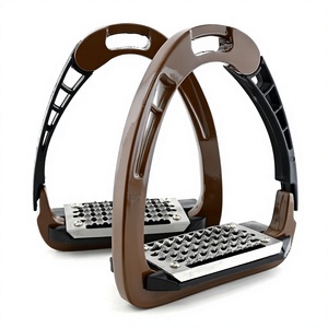 Estribos de seguridad personalizados para caballos de estilo western con cojín adicional, base acolchada, sistema de liberación rápida, equipo ecuestre. - Product Image 1
