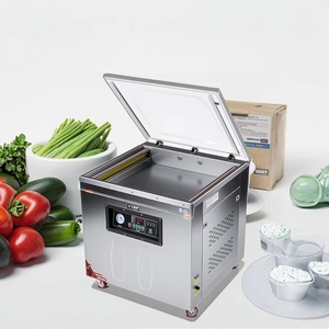 Vertical Automatic Electric Vacuum Packaging Machine for Commercial Use Pouch & Film Packaging Dry/Wet Food Sealing 220V - Product Image 1