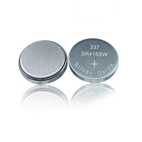 Buena Calidad De largo uso SR416 337 SR416SW 1,55 V 20mAh Botón de óxido de plata batería de reloj para relojes coches de juguete