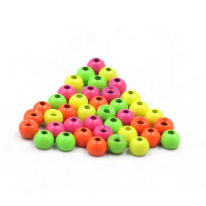 Cuentas de <span class=keywords><strong>tungsteno</strong></span> para pesca, accesorio para atar moscas, peces, ninfa, color negro, rojo, rosa, amarillo, verde, naranja - Product Image 1