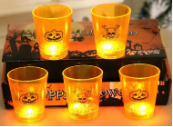 Decorazione LED a Forma di Teschio di Ragno Luminoso per Halloween, Candela Elettronica in Plastica per Atmosfera Festiva e Allestimento Feste