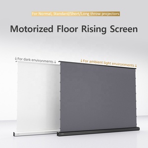 SCREEN PRO 84 "Écran de <span class=keywords><strong>projection</strong></span> électrique ALR en cristal <span class=keywords><strong>gris</strong></span> pour écran de <span class=keywords><strong>projection</strong></span> électrique 4K Floor-Up - Product Image 5