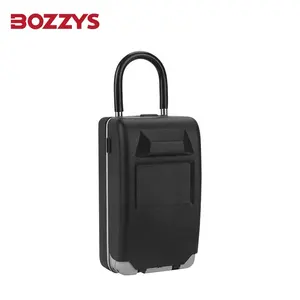 Casa ou ao ar livre impermeável zinco liga Lock Body 4 Digital grande capacidade armazenamento chave Lock Box