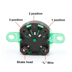 مروحة سرعة 6A250V أحادية القطب 1 2 3 تحديد الشركة المصنعة لعمود دوار الذقن - Product Image 4