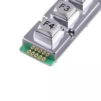 Custom Full Metal Aluminum Zinc Alloy Mechanical Keyboard Keycaps Buttons Alloy
