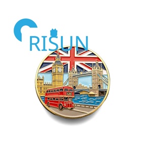 Monedas Conmemorativas Personalizadas al por Mayor del Reino Unido: Monedas Metálicas Conmemorativas <span class=keywords><strong>de</strong></span> Lugares Emblemáticos Reales Británicos, Monedas <span class=keywords><strong>de</strong></span> Desafío Esmaltadas para Turismo - Product Image 6
