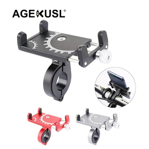 Supporto Telefono Bici AGEKUSL per MTB, Bici da Strada, Moto, Bici Elettriche - Compatibile con Brompton, ACE, D10, <span class=keywords><strong>C5</strong></span> - Product Image 1