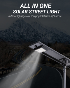 Outdoor Garden Heimgebrauch Aluminium IP65 100W 150W 200W 300W High Lumen LED Solar Straßen laterne Fabrik Hersteller - Product Image 2