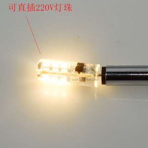 Support de lampe G4 en métal chromé, base tubulaire pour lampes à économie d'énergie, accessoire de matériel d'éclairage - Product Image 5