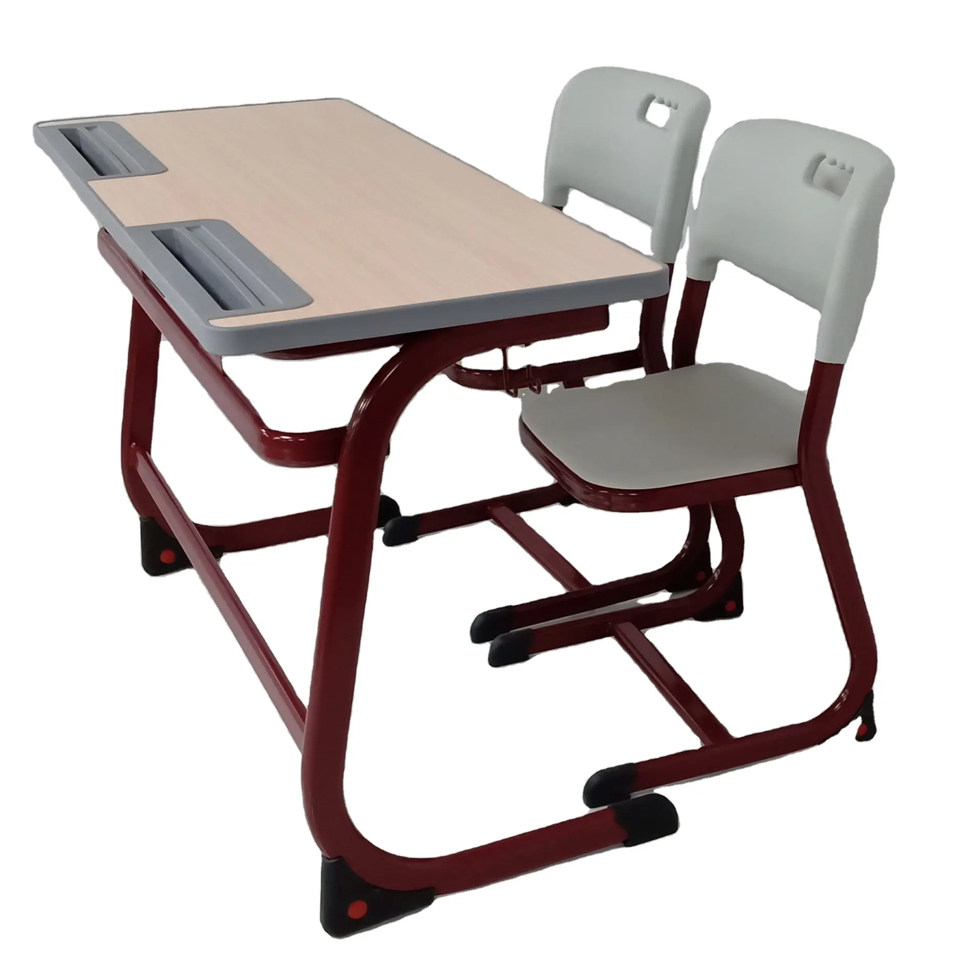 בית ספר באיכות גבוהה ריהוט שני מושבים בית ספר שולחן וכיסא יסודי בית ספר תלמיד