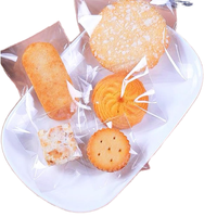 Sacs d'emballage transparents jetables en BOPP thermorétractables de taille personnalisable pour le pain, les toasts, les bonbons et les snacks