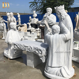 Sculpture à la main personnalisée en marbre blanc naturel Sculpture Saint <span class=keywords><strong>Pierre</strong></span> Douze Apôtres - Product Image 6