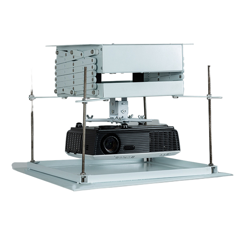 <strong>Motorized</strong> <strong>Ceiling</strong> <strong>Projector</strong> <strong>Mount</strong>, Dual Cross Brace, Concealed Lift, Remote with Obstacle Detection & Auto Stop