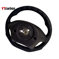 YTcarbon pour Pontiac Trans AM WS6 Firebird accessoires intérieurs de voiture volant en cuir de carbone personnalisé
