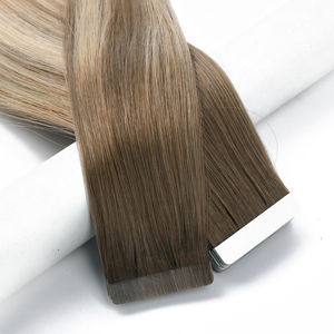 Extensiones de Cabello con Cinta Adhesiva K.S WIGS, Cabello Humano Remy Chino 100%, Tacto Terciopelo Brillante, Base Ligera y Natural, Cabello Liso - Product Image 2