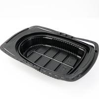 Boîte de poulet rôti Portable Bbq Boîte à emporter Résistant Conteneur de poulet rôti à emporter en plastique jetable