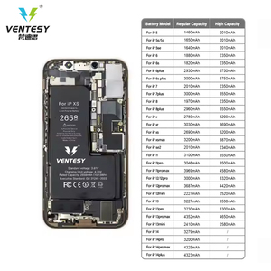 <span class=keywords><strong>แบตเตอรี่</strong></span>ลิเธียมไอออนแบบชาร์จได้สำหรับ <span class=keywords><strong>iPhone</strong></span> <span class=keywords><strong>11</strong></span> 12 PRO MAX 7 6s <span class=keywords><strong>แบตเตอรี่</strong></span>100% เพื่อสุขภาพ - Product Image 3