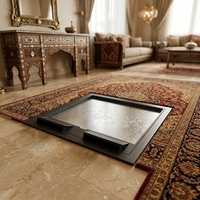 Prise de sol encastrée DT-250 pour tapis, type britannique ouvert 13A, boîtier PC, prix usine, vente en gros, populaire, en promotion