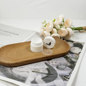 Pot crème vide d'emballage cosmétique écologique avec des couvercles - Product Image 2