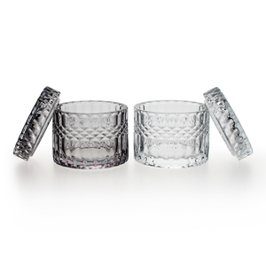Portacandele in Vetro, Lanterne, Vasetti per Candele Personalizzati, Riutilizzabili, Profumati, Contenitori Natalizi, Vasetti <span class=keywords><strong>di</strong></span> Lusso in Vetro Vuoti con Coperchio - Product Image 1