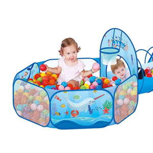 Populaire Portable Enfants En Plein Air Jouet Tente Océan Ball Pit <span class=keywords><strong>Piscine</strong></span> <span class=keywords><strong>Tunnel</strong></span> Jouer Tente Jouets <span class=keywords><strong>Piscine</strong></span> À Balles 3 en 1 Jouet Tentes <span class=keywords><strong>Tunnel</strong></span> pour Enfants - Product Image 4