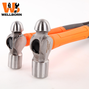 Marteau à clous sphérique à double tête WELLBORN C-004 30cm, manche antidérapant, pour le travail des métaux, usage industriel, personnalisable OEM - Product Image 3