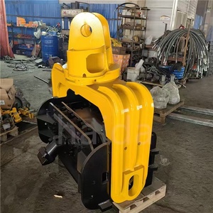 Le poinçonneur hydraulique robuste est compatible avec divers excavateurs pour le frappage de pieux de fondation et de pieux carrés. - Product Image 5