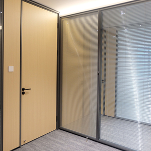 Nhôm Khung Văn Phòng Phân Vùng Tường Kính Cách Âm Trung Quốc Phong Cách Phân Vùng Tường Cho Nhà Văn Phòng Sử Dụng - Product Image 2