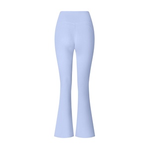 Pantalones de nailon de terciopelo acampanados de cintura alta, cepillados, moldeadores, para deportes al aire libre, a media pantorrilla, con sensación de segunda piel, ¡los más vendidos y recién llegados! - Product Image 3