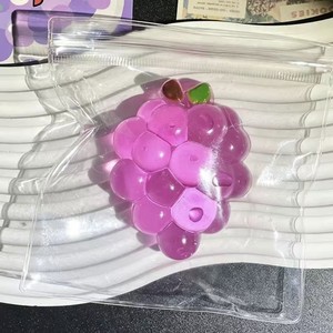 Super Clear Crystal Grape <b>Squishy</b> Toy Sunshine Rose Shape Soft TPR Squeeze Toy Hot Selling Stress Relief Emotional Vent Decompre - Product Image 5